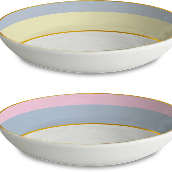 Set di 6 ciotole da zuppa in porcellana - Firenze per la vendita all'ingrosso da parte di Baci Milano