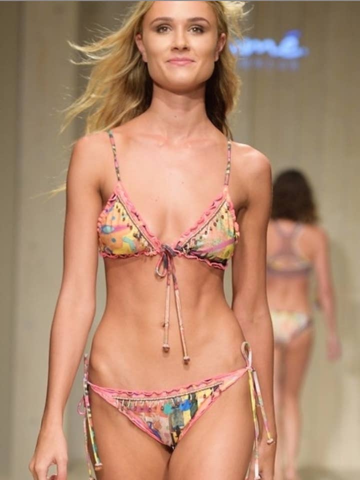 Top de bikini Carolina - Mount Sinai para venta al por mayor de Lume Swimwear