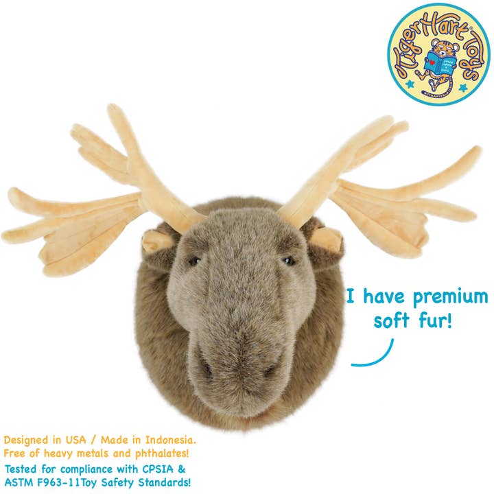 VIAHART Toy Co. - Wholesale Stuffed/Plush Toy - Kids & Baby - Muscovy The Moose | 19 Inch Stuffed Animal Plush3