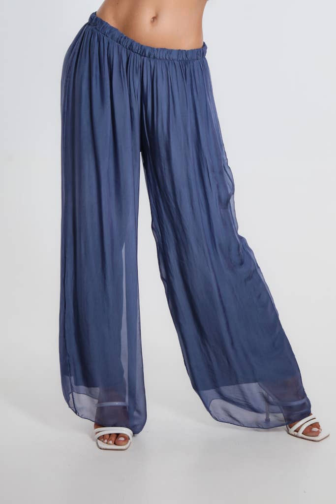 TINA Stephens Italy/Tees By Tina - Wholesale Pants - Women's - Roxy Silk Straight Leg Pant (PL212)14