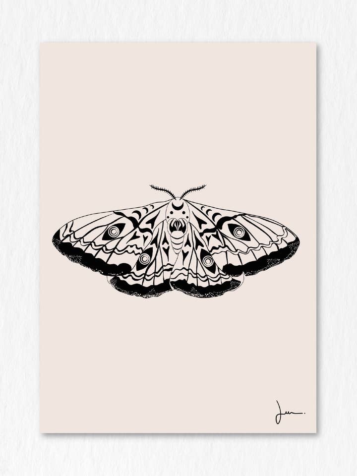 Affiche Papillon Esotérique pour la vente par Julia Studio Graphique
