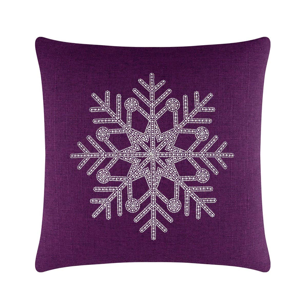 Sparkles Home - Wholesale Throw/Decorative Pillow - Rhinestone Snowflake Pillow35