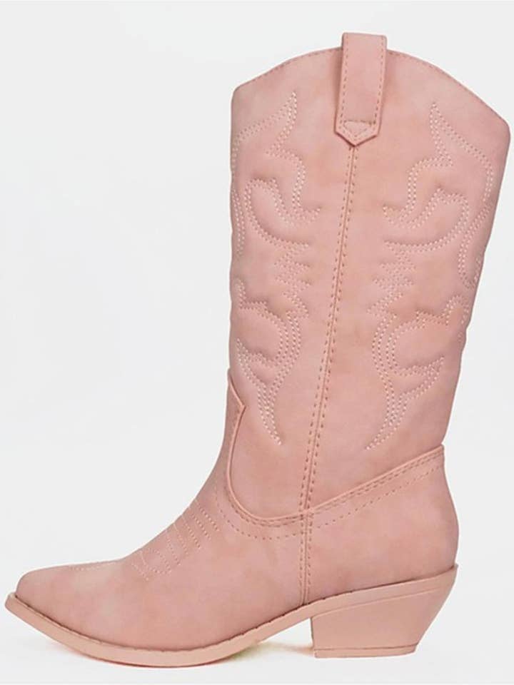 CCOCCI - Wholesale Cowboy Boots - Women's - EMBROIDERED WESTERN MID-CALF BOOTS3