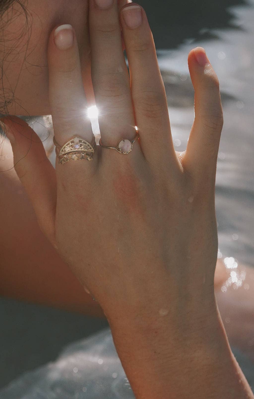 Studio Grun - Vente Bague avec plusieurs pierres - Bague ensoleillée5