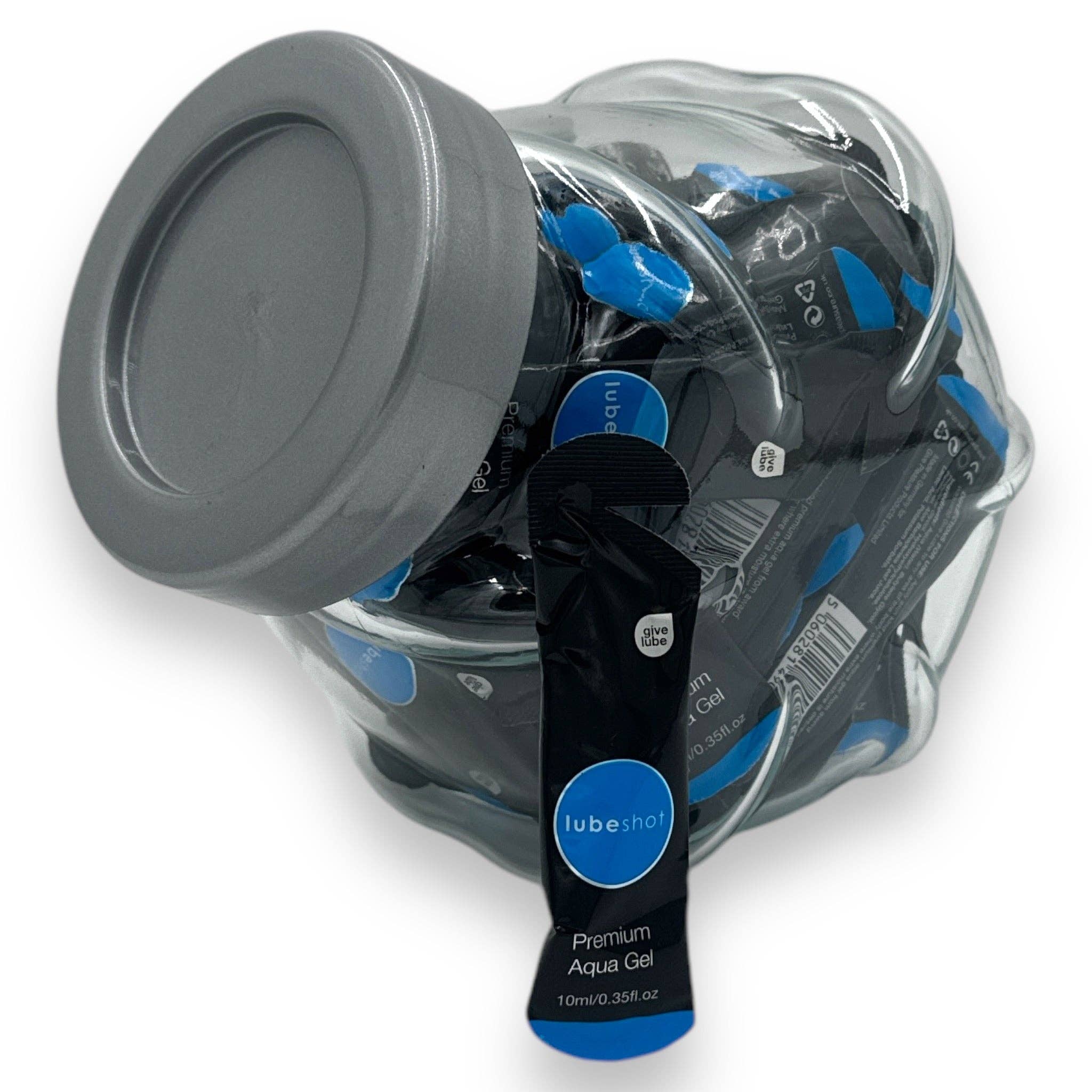 Kinky Pleasure - Wholesale Personal Lubricant - Give Lube - GL001 - Lubricant 50 Pieces in Glass Jar - Silicone2