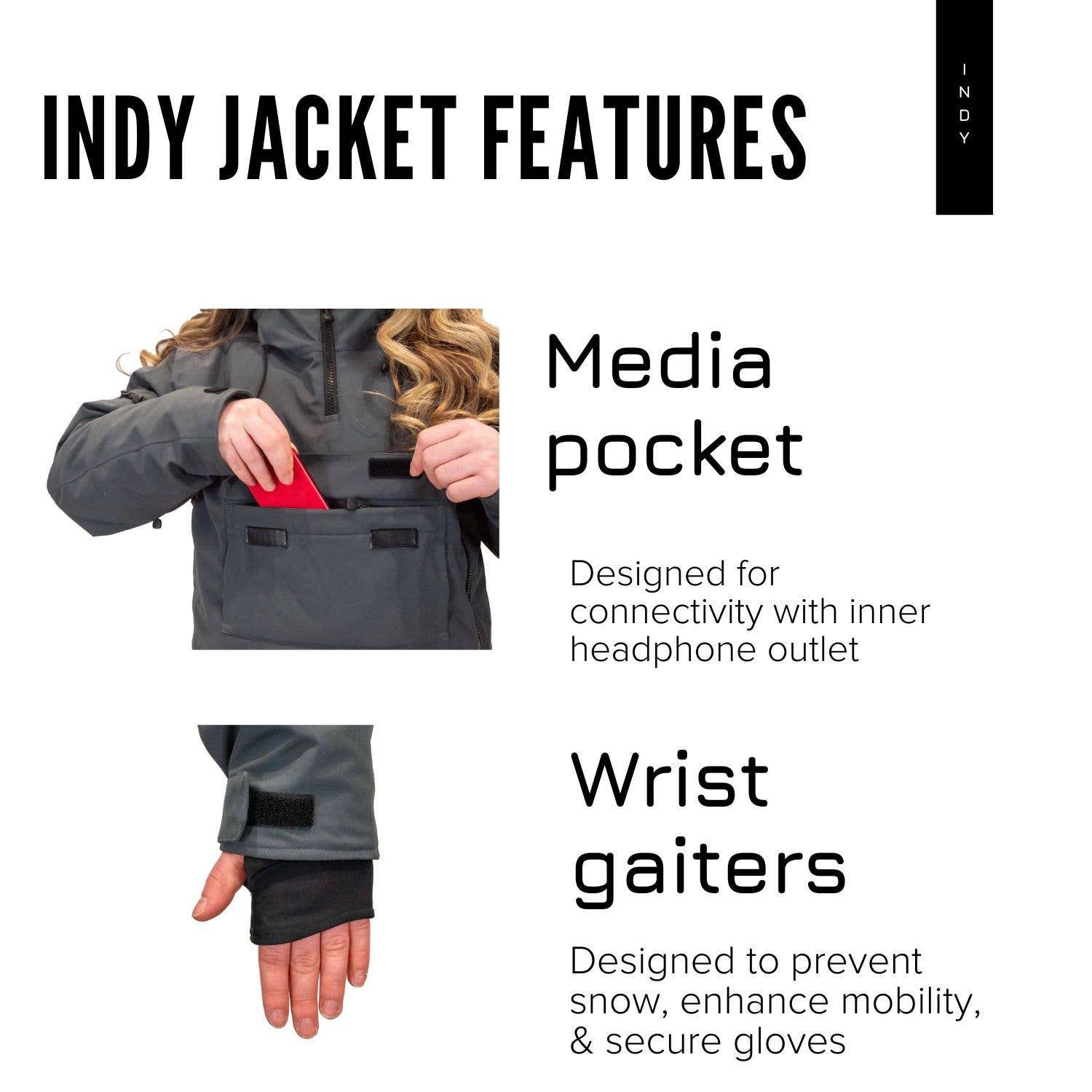 Nexarina - Wholesale Jacket - Women's - Pre-order Indy Snow Jacket5