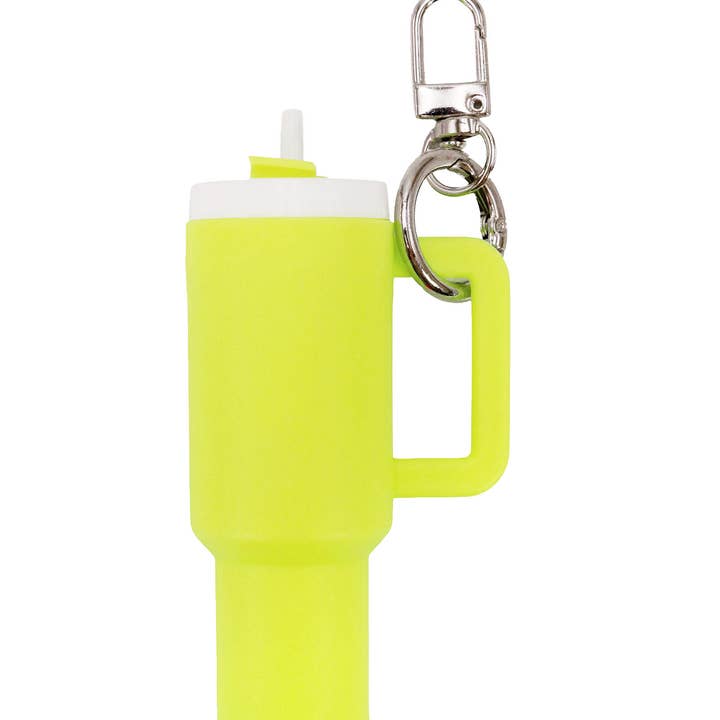 ASSORTED Colorful Mini Matte Tumbler Cup Key Chain for wholesale on Faire7