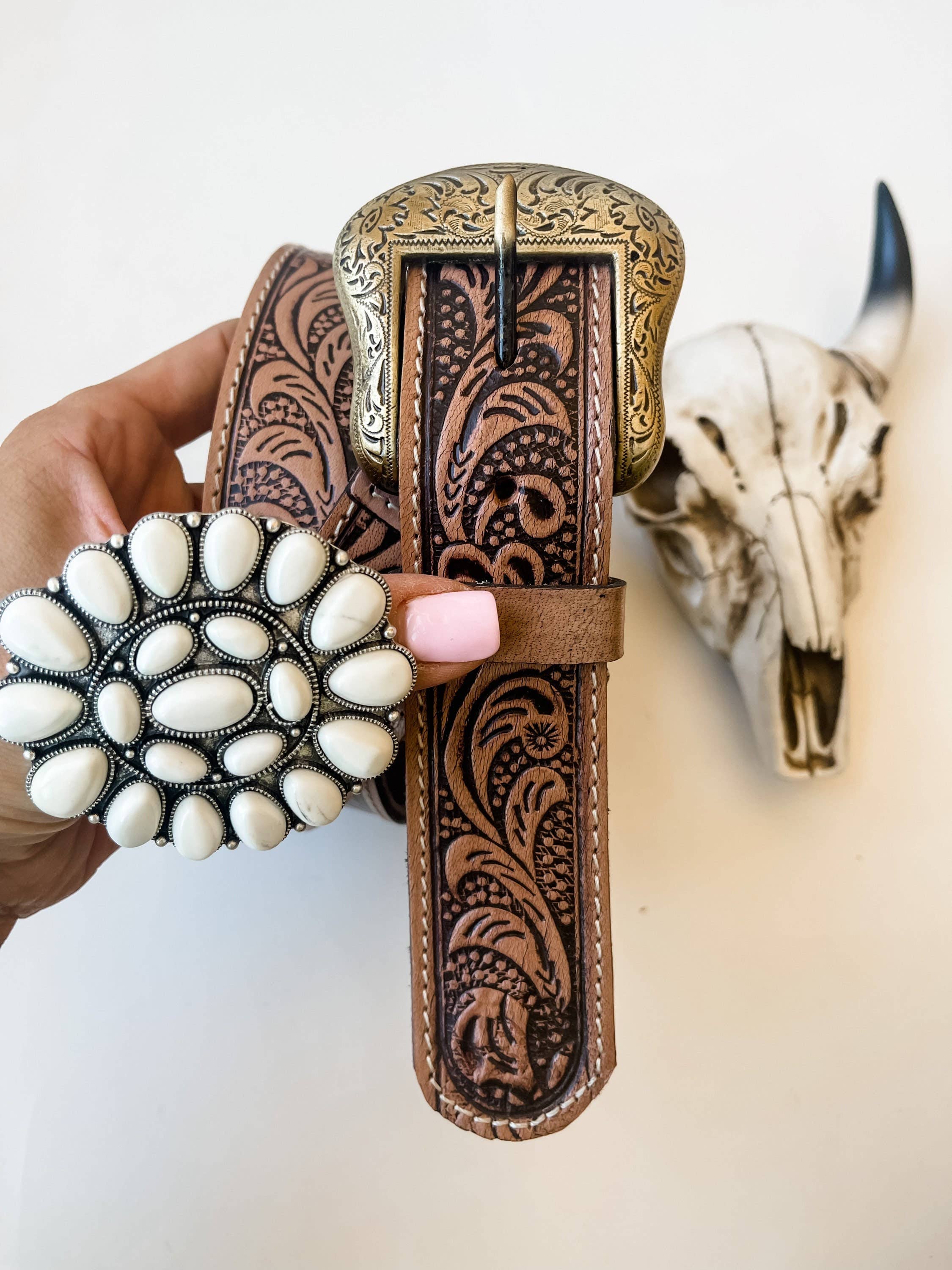 Boho Ranch Shop - Wholesale Bag Strap - Women's - Western Hand Tooled Purse Strap2