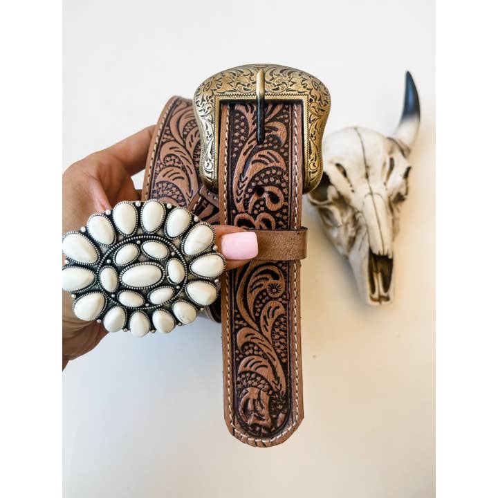 Boho Ranch Shop - Wholesale Bag Strap - Women's - Western Hand Tooled Purse Strap2