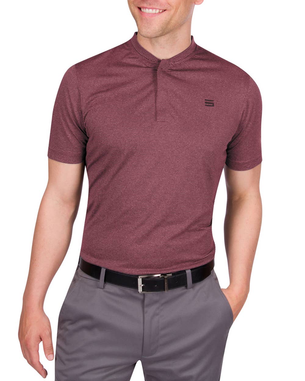 Three Sixty Six - Venta al por mayor Polo - Hombre - Camisas de golf sin cuello para hombre, de secado rápido, elásticas en 4 direcciones12