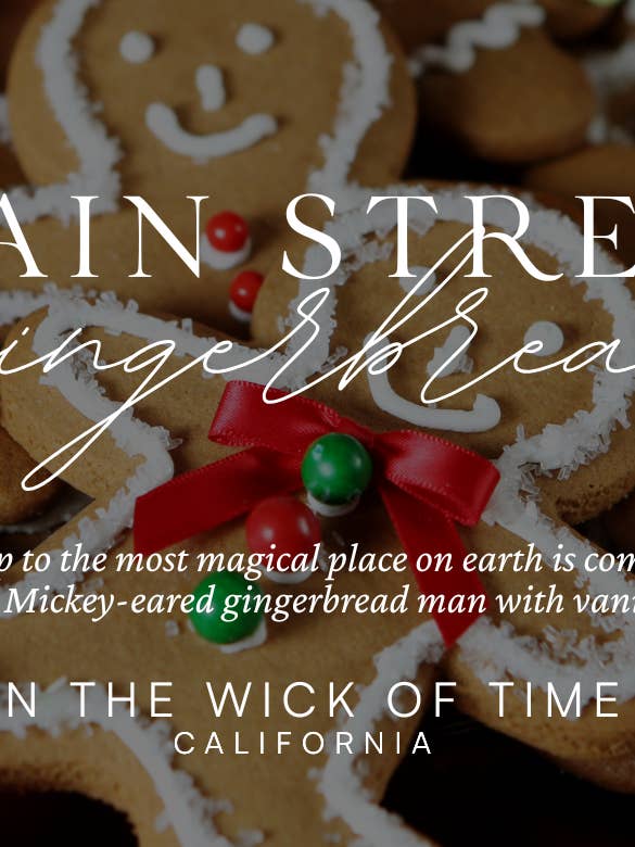 Main Street Gingerbread Candle for wholesale by In the Wick of Time