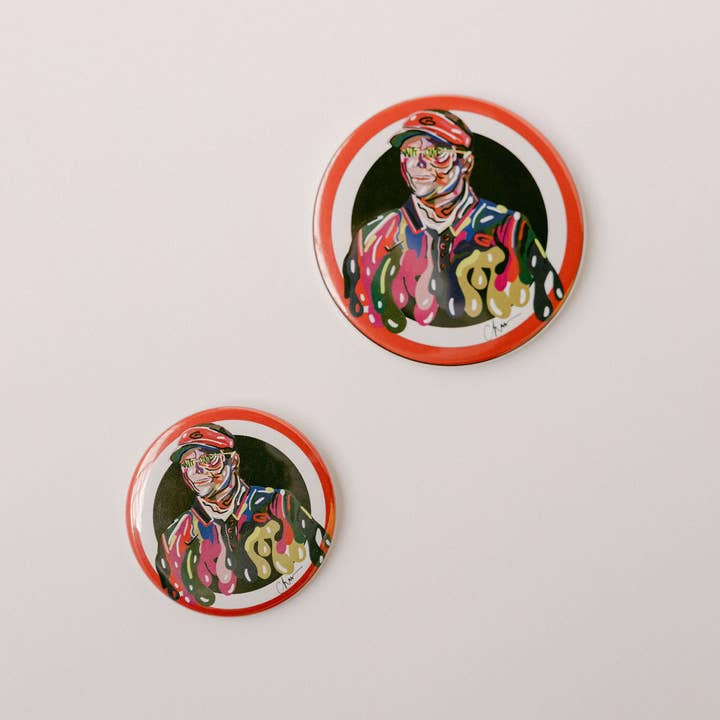 chanartchanart - Wholesale Lapel Pin/Button - Drippy Kirby Button