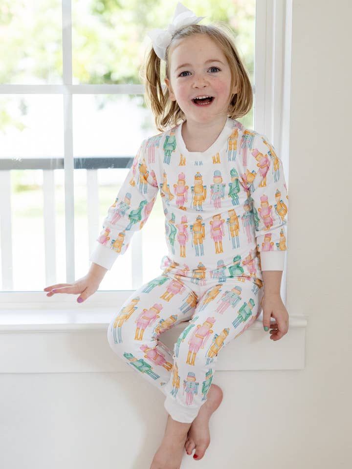 Sleepy Nutcracker - 2 Piece PJ Set for wholesale by Ann Reeves Kids