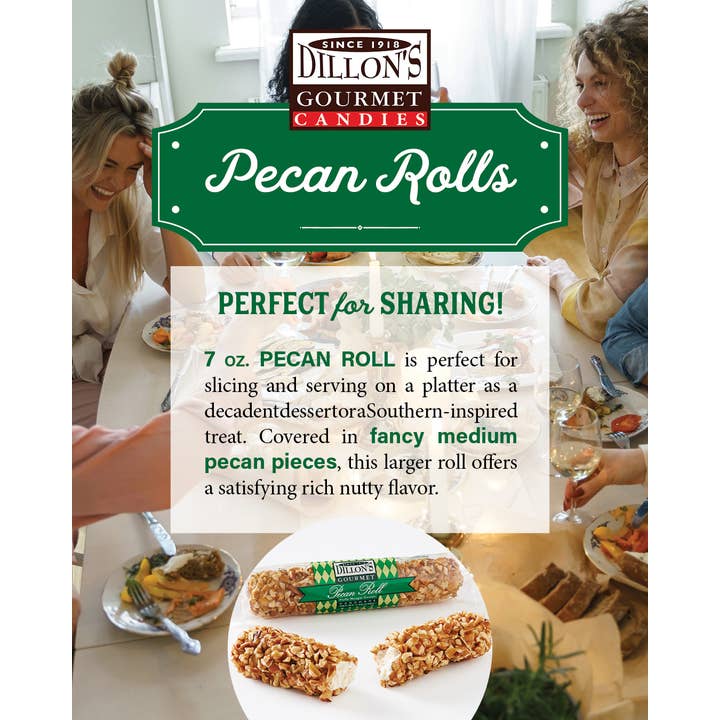 Dillon Candy Company - Wholesale Nougat - Roll, Pecan Log, 7 oz., Handmade9