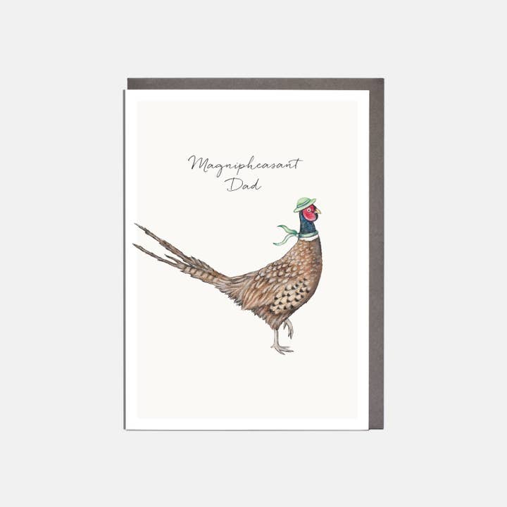 Fazant Vaderdagkaart - 'Magnifazante Papa' voor wholesale door Lottie Murphy