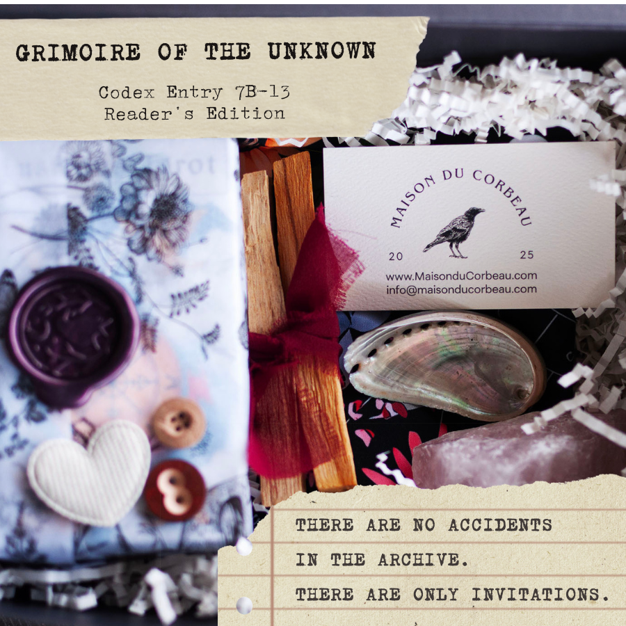 Maison du Corbeau - Wholesale Tarot Cards - Mystery Tarot/Oracle Box | Grimoire of the Unknown2