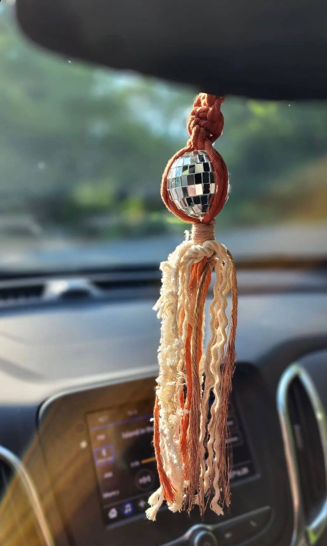 Offhand Fibers - Wholesale Car Decorative Charm - Unisex - Neutral Disco Ball Car Charm - Retro Gifts3