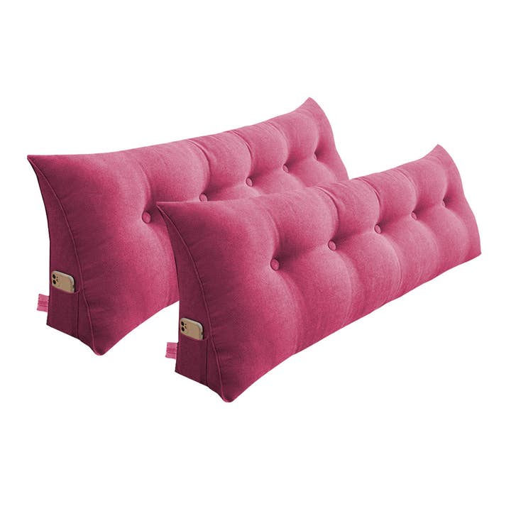 SOGA 2X 150cm Coussin de Lit en Coin Rouge Pommier pour la vente par SOGA International Pty Ltd