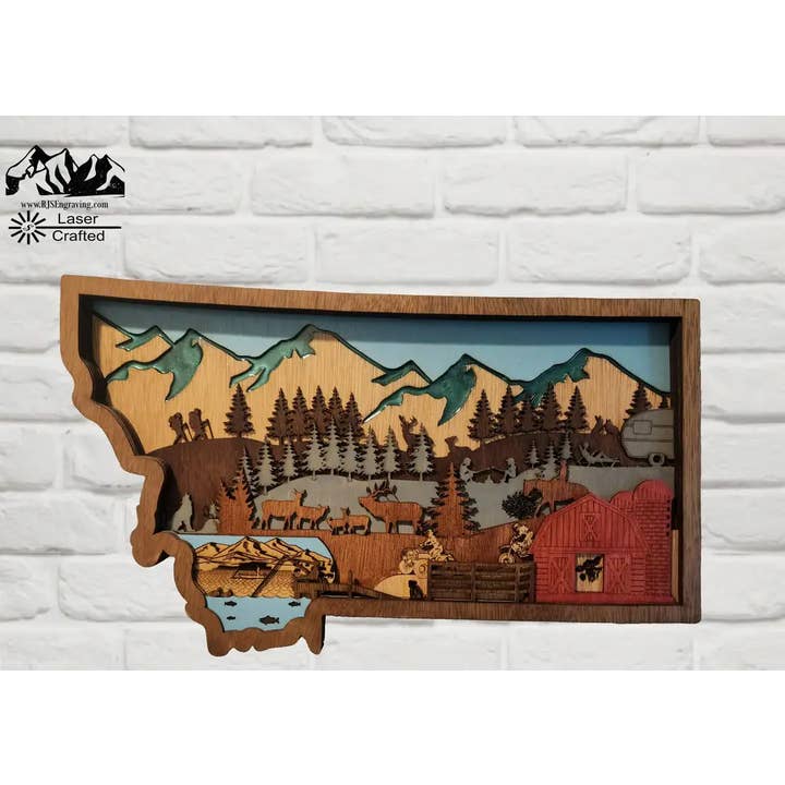 Montana for wholesale by RJS Engraving & Design