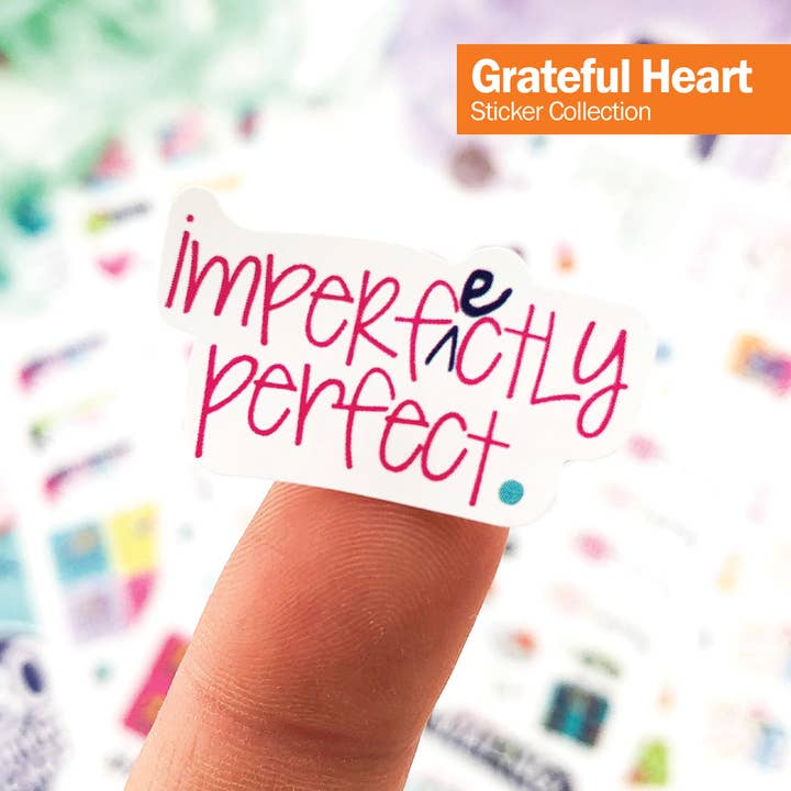 Denise Albright® - Wholesale Sticker - Grateful Heart Stickers for Journaling | Open Stock11