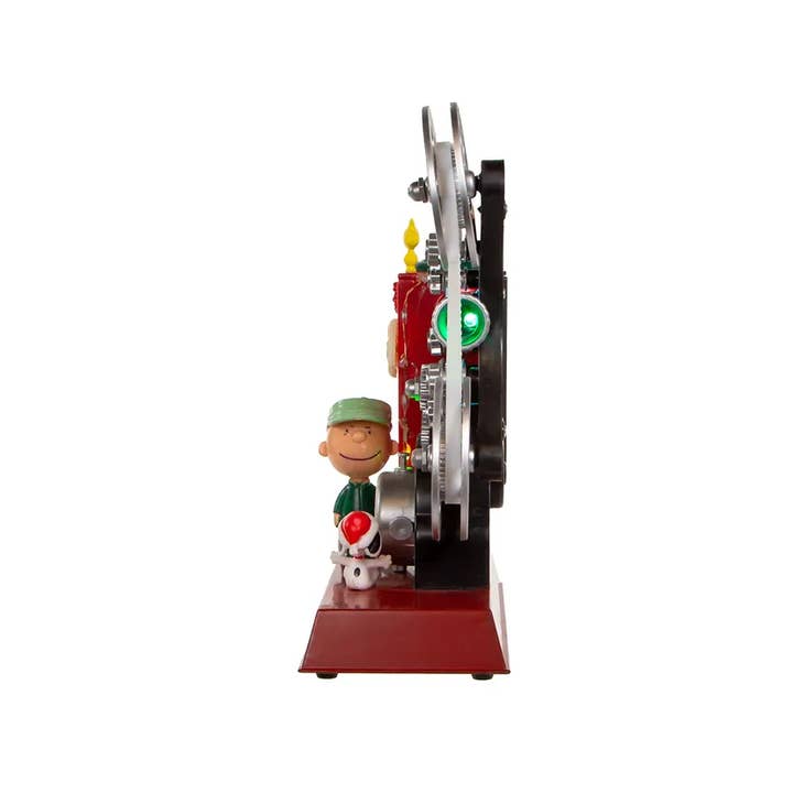 Kurt S. Adler, Inc. - Wholesale Christmas Decoration - B/O Peanuts Anim Projctr+Music Tblp
