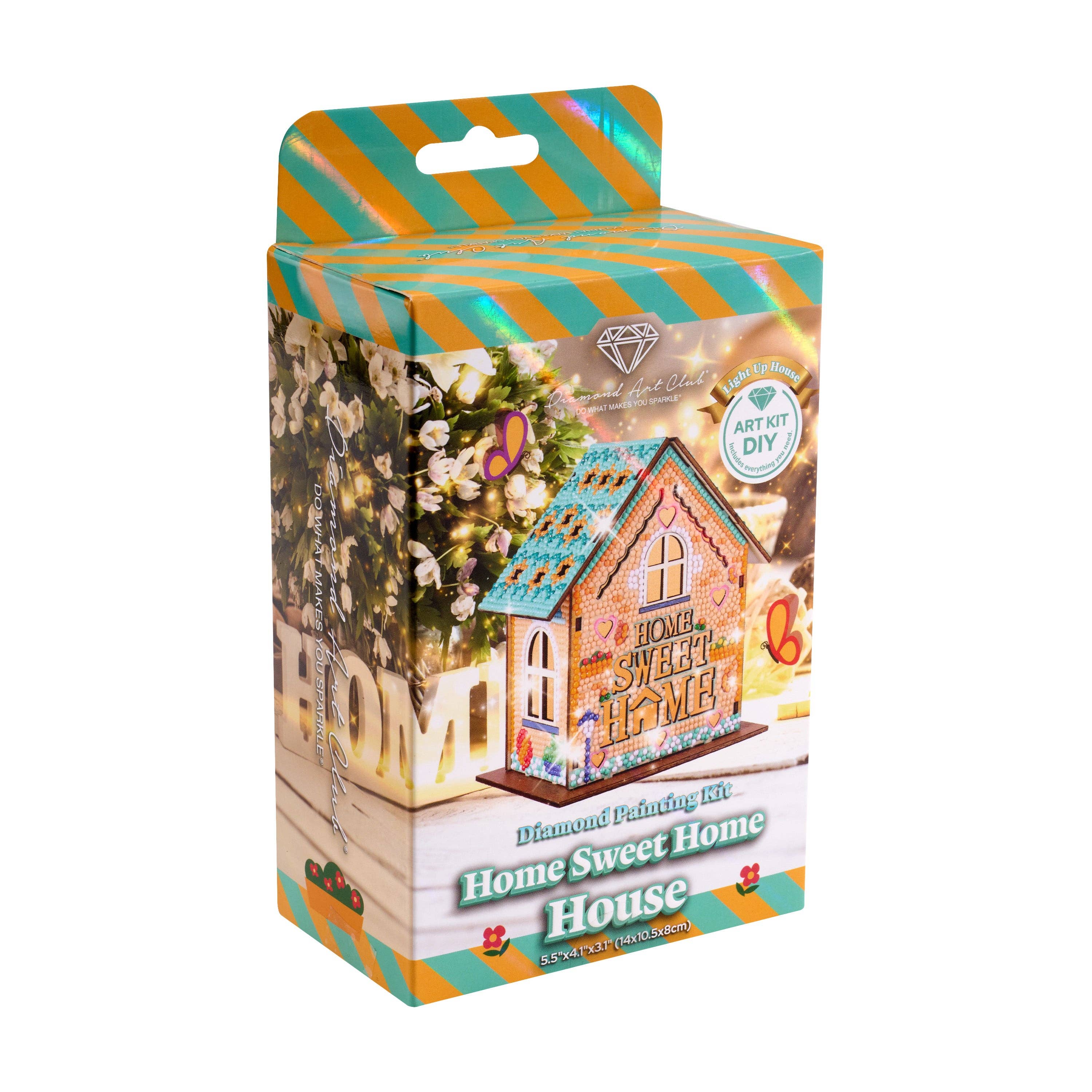 Diamond Art Club - Wholesale DIY Craft Kit - Gem House - Home Sweet Home12