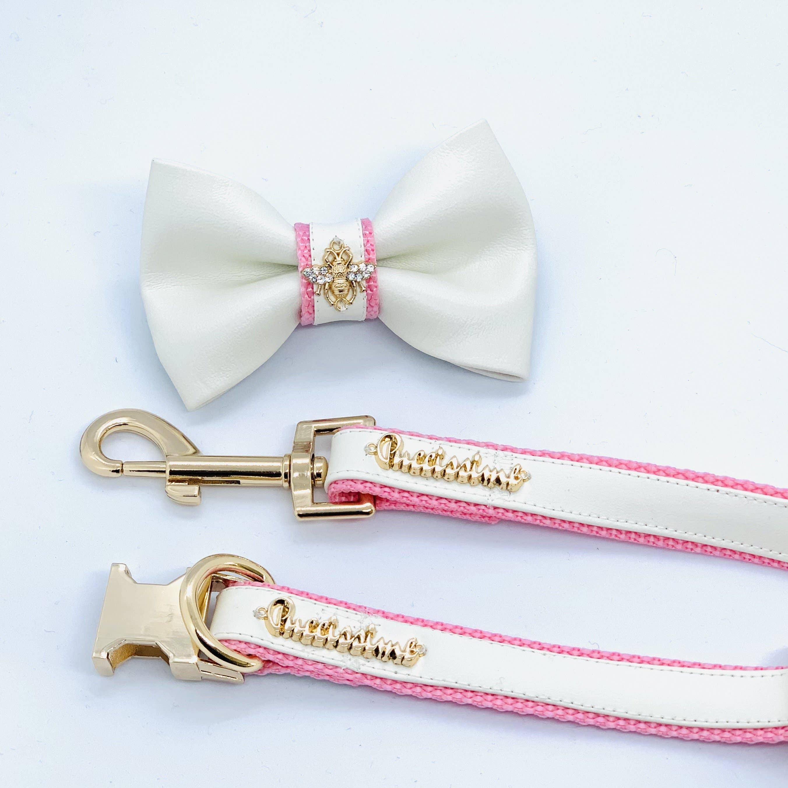 Puccissimé Pet Couture - Wholesale Pet Collar - Dog - My Baby Girl Collar, Bow Tie, Leash Dog Set8