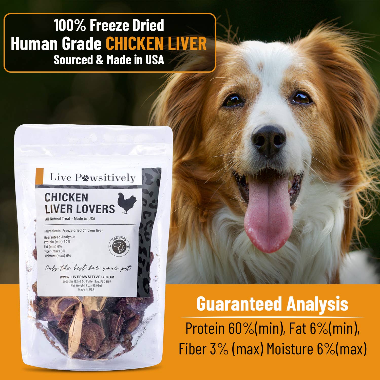 Live Pawsitive - Wholesale Pet Treats - Dog - Chicken Liver Lovers1