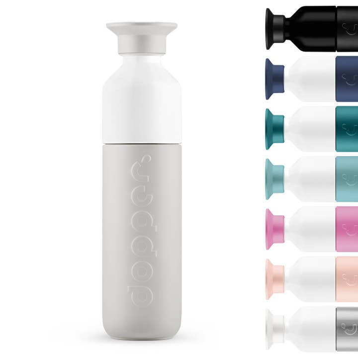 Dopper Isoleret Termoflaske Blid Grå 350 ml for engroshandel hos Dopper