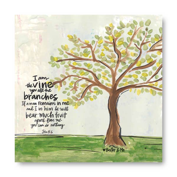 Vine & Branch - Wrapped Canvas for wholesale by Baxter & Me