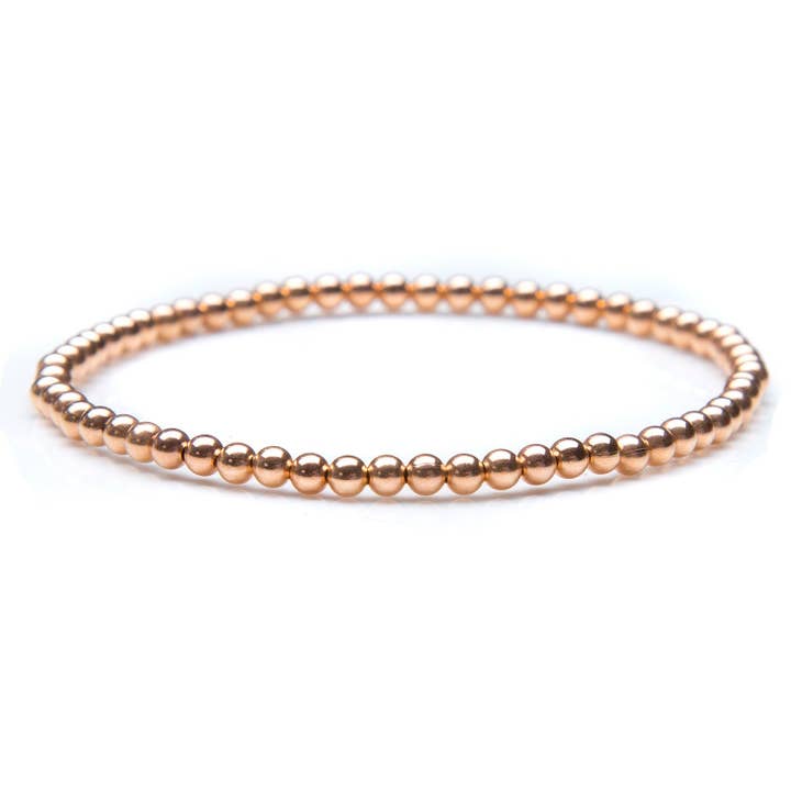 Bella Signature 2mm Bracelete de Fixado Ouro Rosa por atacado de Bella Rose & Co