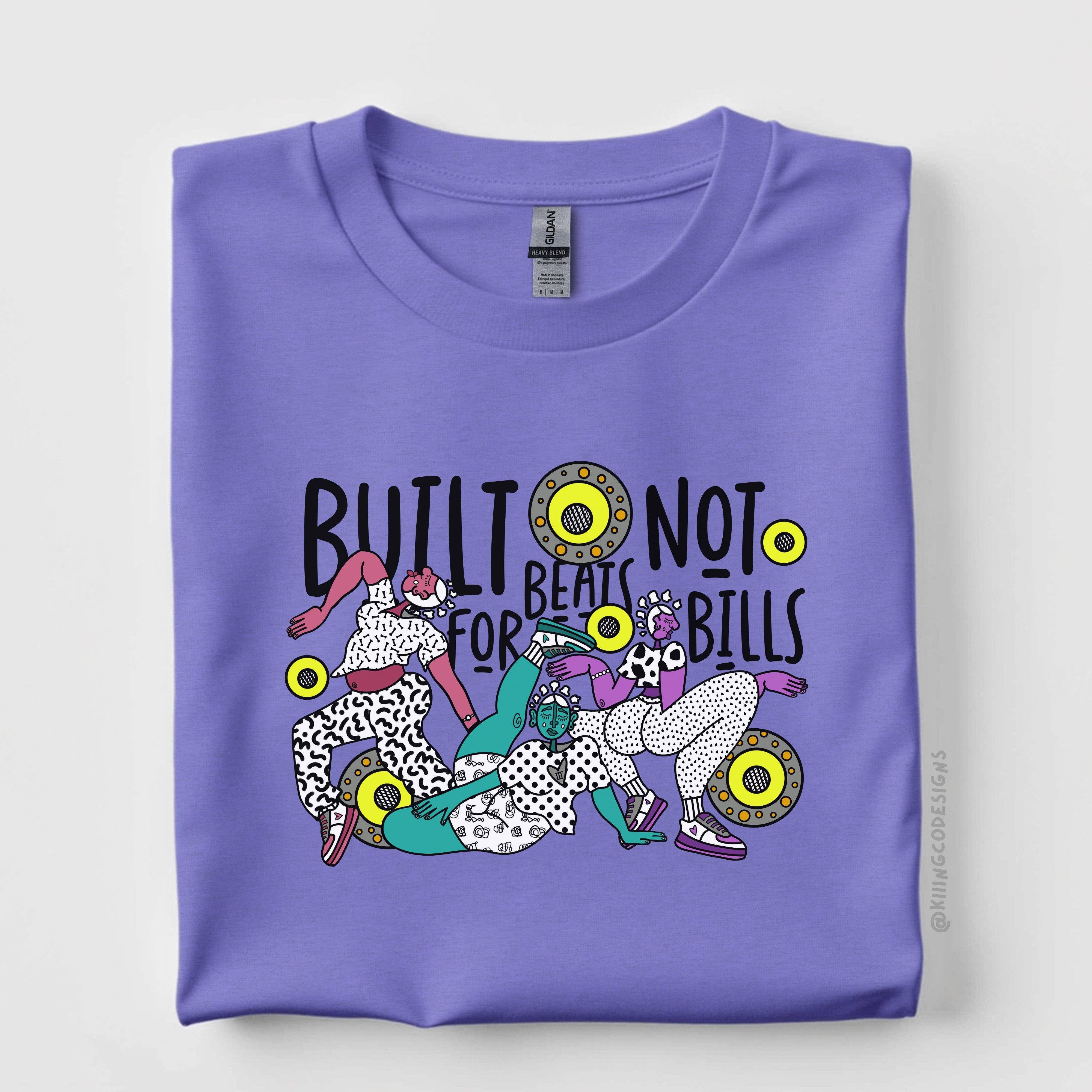 Kiiing & Co. Designs - Wholesale Screen Printed T-Shirt - Unisex - Build for Beats Tee2