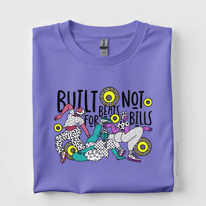 Kiiing & Co. Designs - Wholesale Screen Printed T-Shirt - Unisex - Build for Beats Tee2