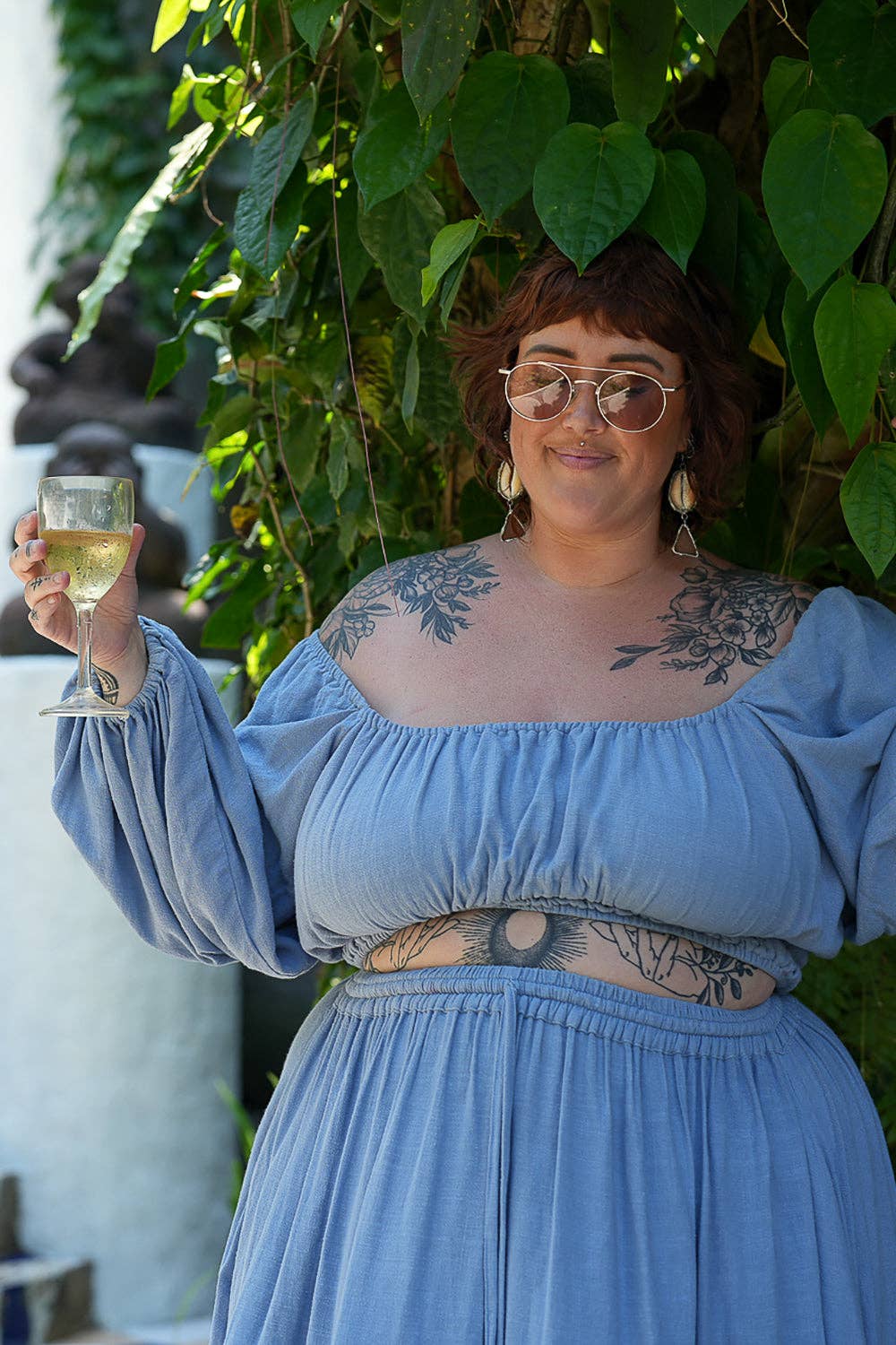 Jinx the label - Wholesale Blouse - Women's - Eve Long Sleeve Top - Periwinkle4