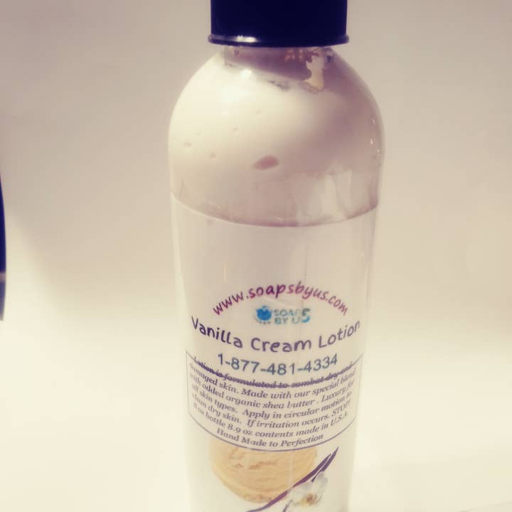 Vanilla Lotion for wholesale by Soaps By Us