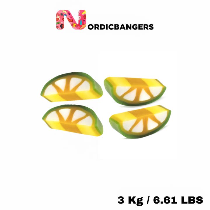 Swedish Candy - FRUIT LICORICE LEMON/LIME for wholesale by Nordicbangers - Swedish Candy Supply
