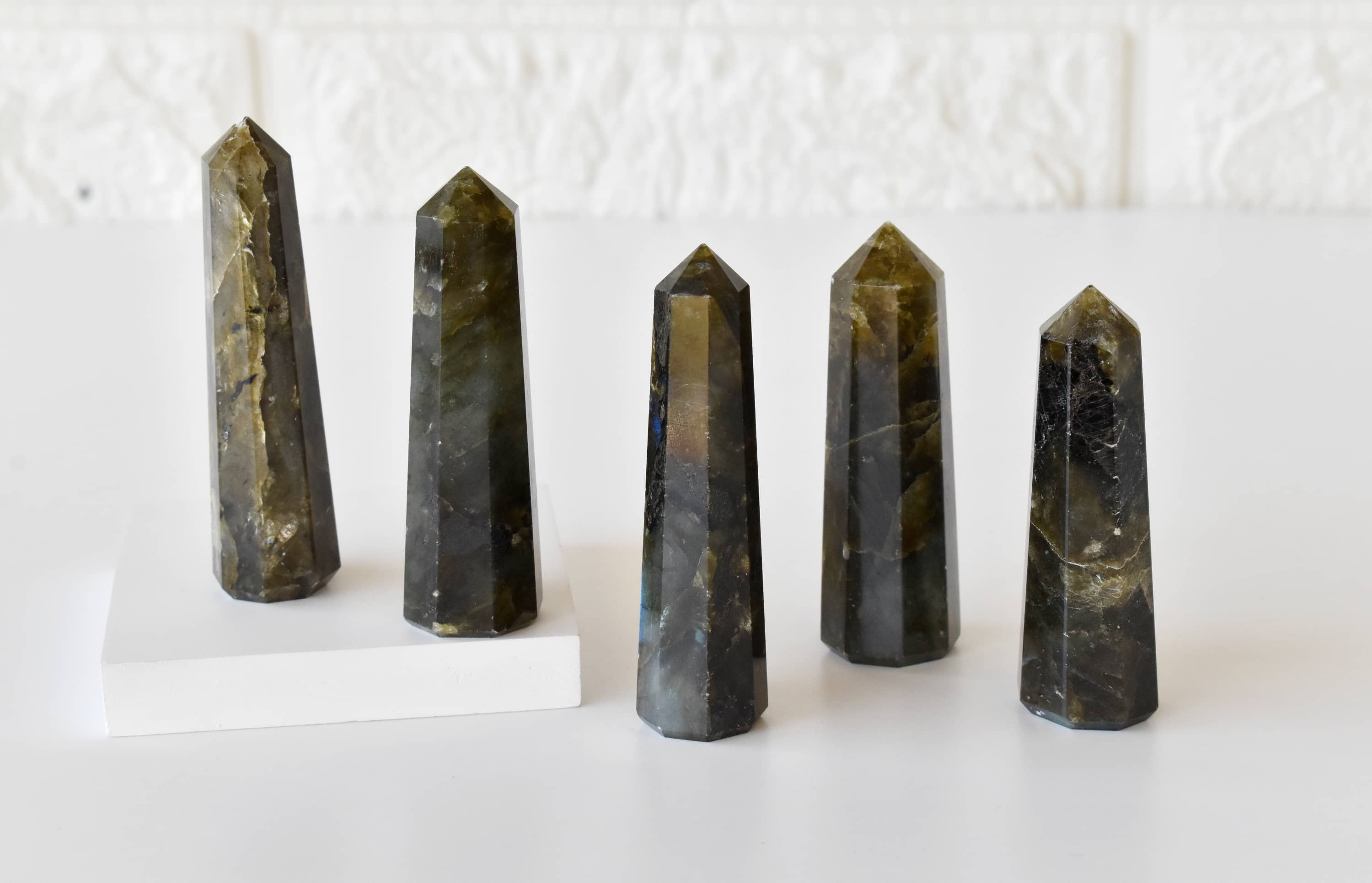 Soothing Crystals - Wholesale Spiritual Stone/Crystal - Healing Obelisk | Labradorite | Crystal Tower |Crystal Point8