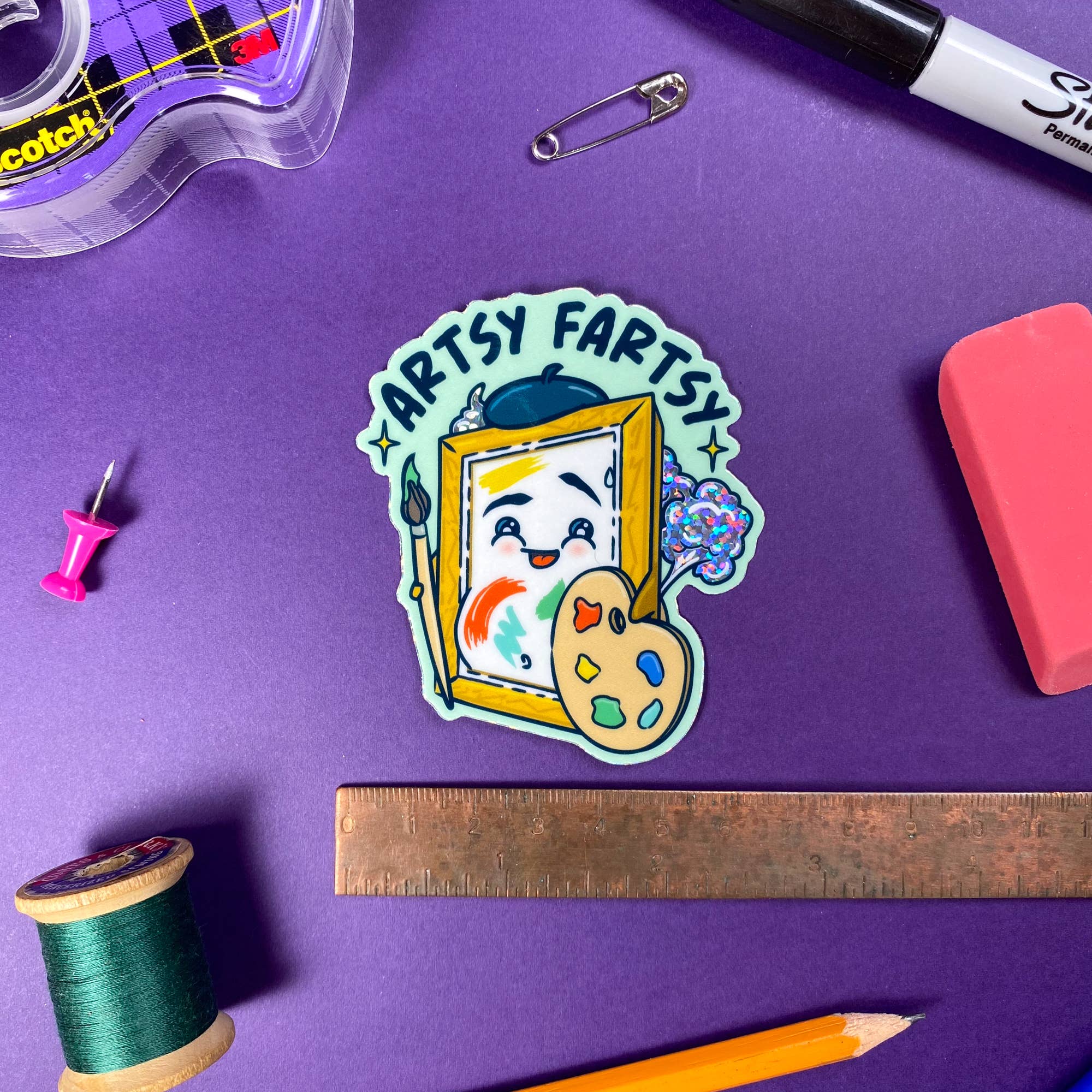 The Paint Sesh - Wholesale Sticker - Artsy Fartsy Sticker | Artist Accessory | Art Decal 10