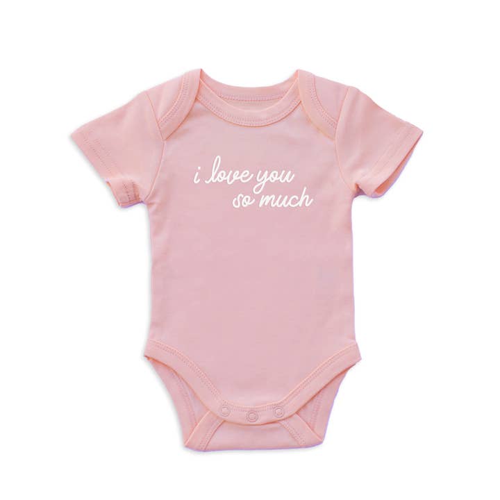 Frankie Jean - Wholesale Bodysuit (Non-Footed) - Baby - i love you so much Onesie