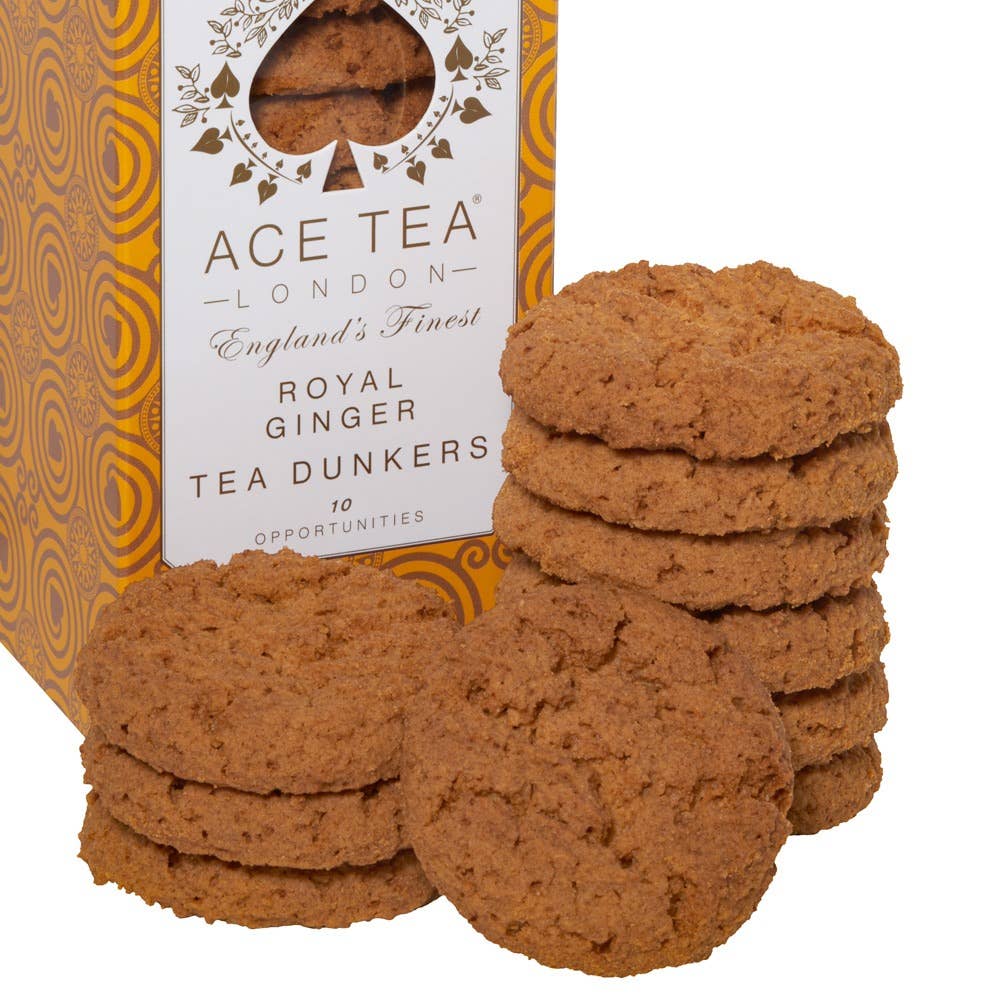 Ace Tea London - Vendita all'ingrosso Biscotti - Tè reale allo zenzero Dunkers - 150g4