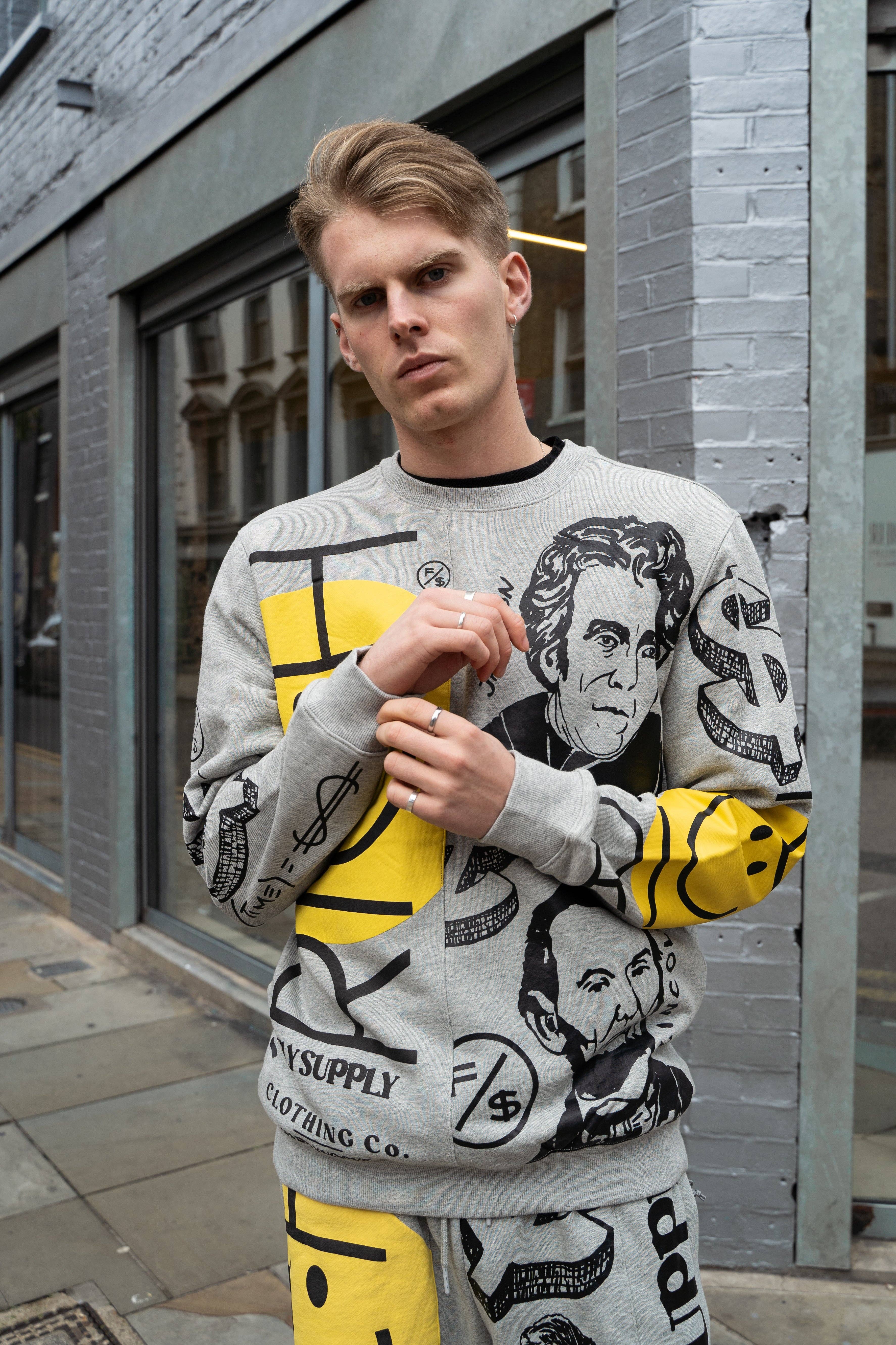 Heather Grey New Rich Sweatshorts (Heather Grey) for wholesale on Faire4