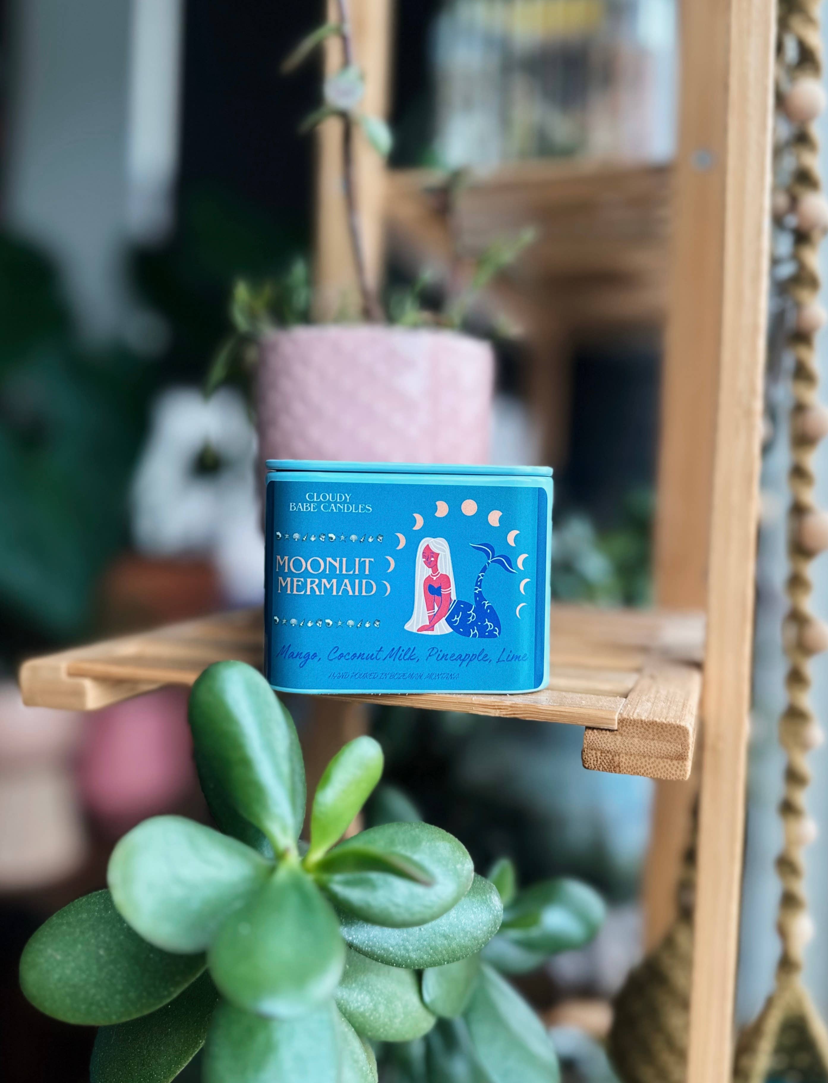 Cloudy Babe - Wholesale Travel Candles - Moonlit Mermaid Candle Summer Candle Mango, Coconut Milk3