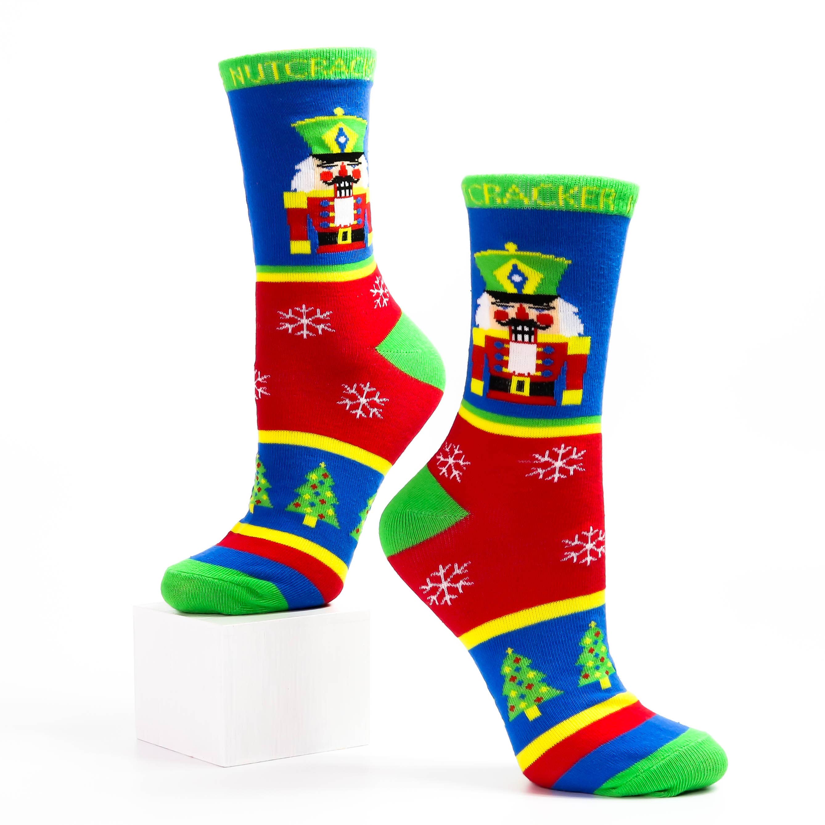 Nutcracker Ballet Gifts - Wholesale Socks - Women's - Multicolor Christmas Nutcracker Lightweight Socks0