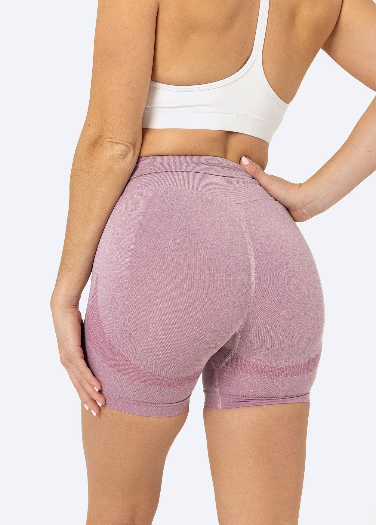 Skelcore - Wholesale Athletic Shorts - Women's - Skelcore Women's Ruched Seamless Mid-Length Short0
