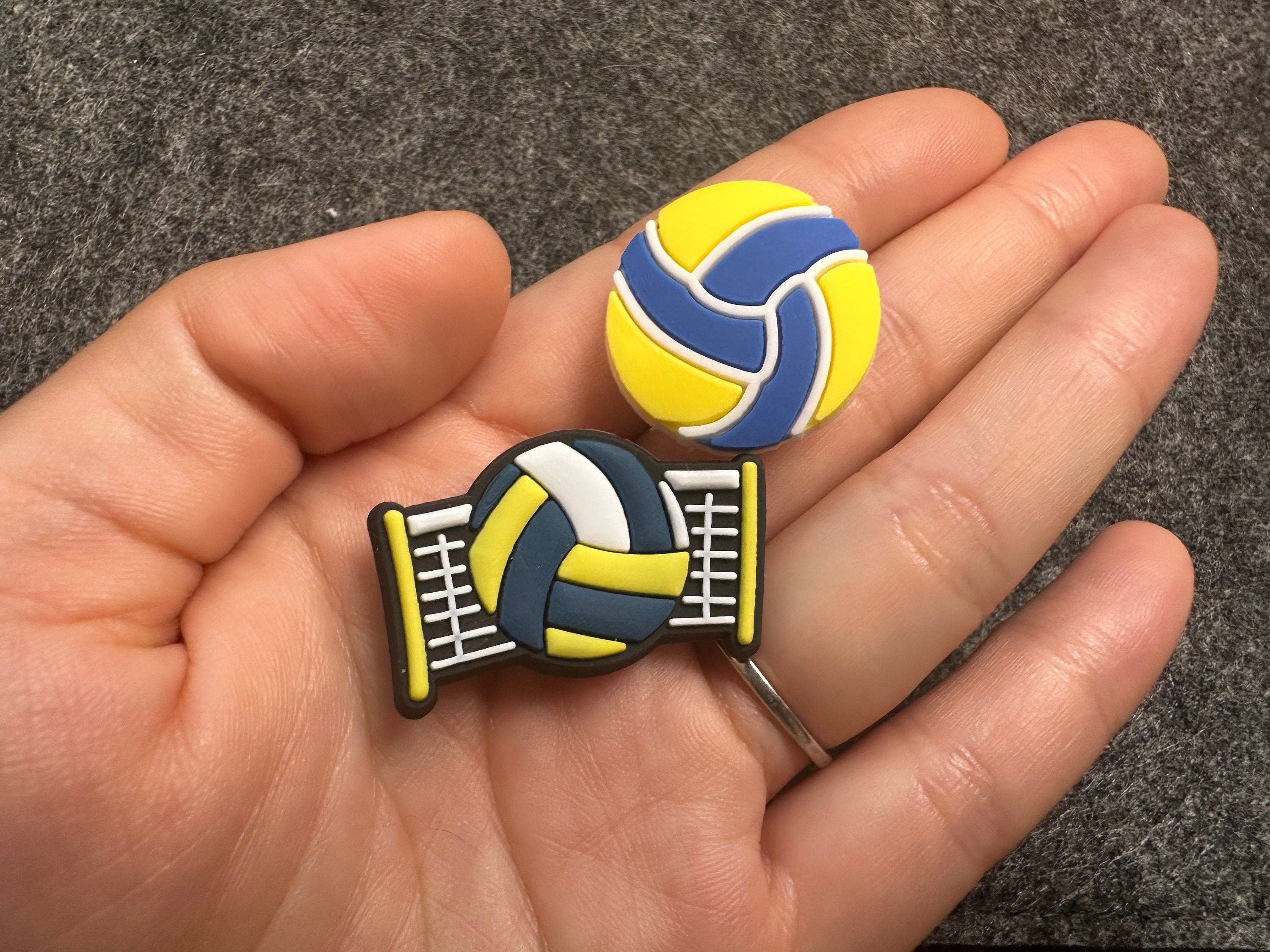 JuliesDecal – Acessórios de calçado por atacado – Escolha o seu próprio tema de bolas, exercício simples, atletismo, encantos de sapato desportivo2