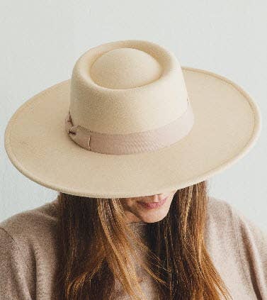 Queens INC - Vente Canotier – femme - Chapeau canotier à large bord - Ruban gros-grain assorti9