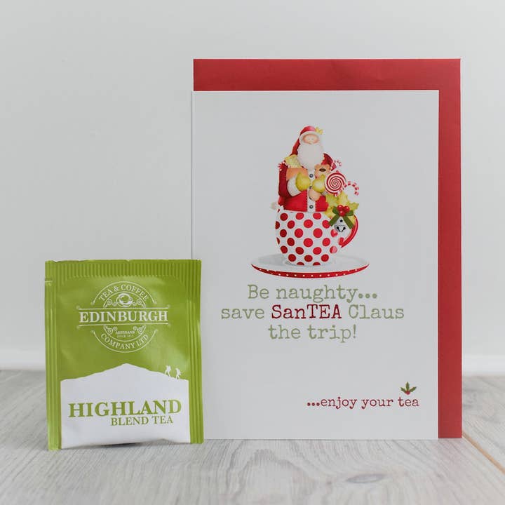 Teabag Greeting Card - TEA-X-012 for wholesale by Smith & Ross Designs