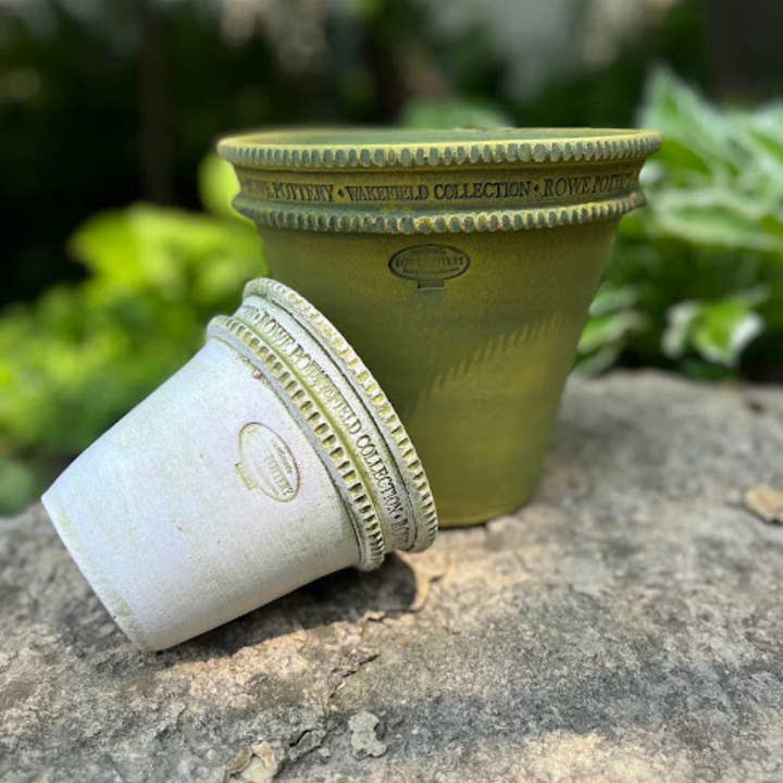 Bartram- Handcrafted Garden Pot #2- (4 Colors Available) for wholesale by Rowe Pottery