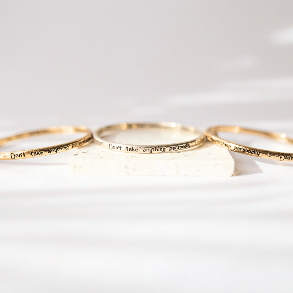 Jewelry Evolution - Wholesale Bangle Bracelet - The Four Agreements Bangle20