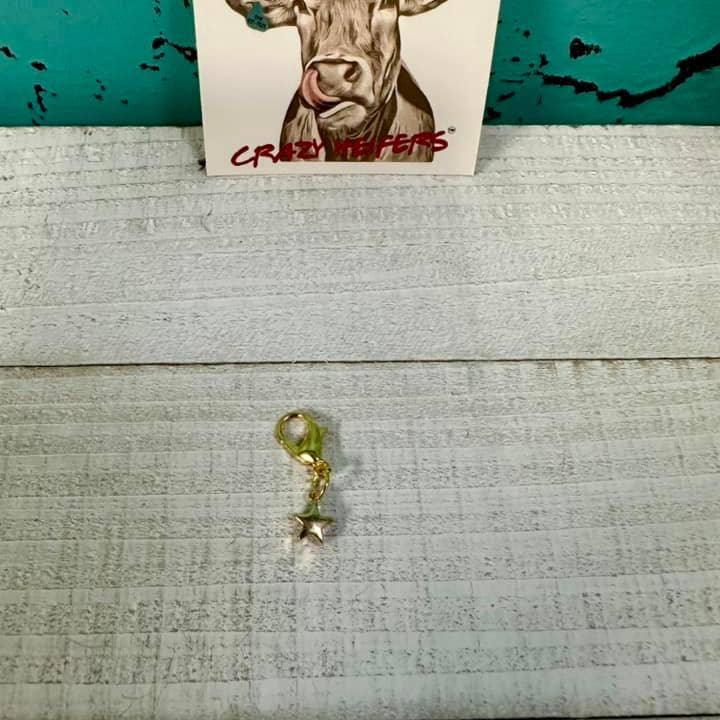 Crazy Heifers Wholesale - Wholesale Individual Charm/Pendant - Clip-on Charms Gold Tone V425